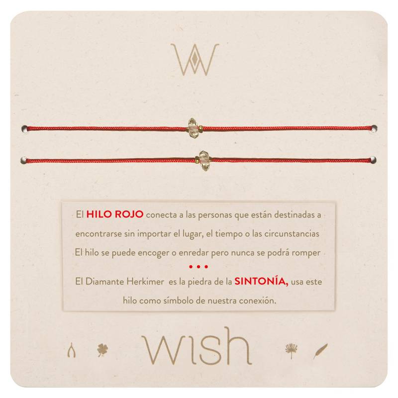 Wish - Pulsera Wish Hilo Rojo Destino