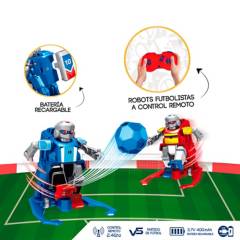 TOYLOGIC - Set Estadio Fútbol de Robots Toy Logic