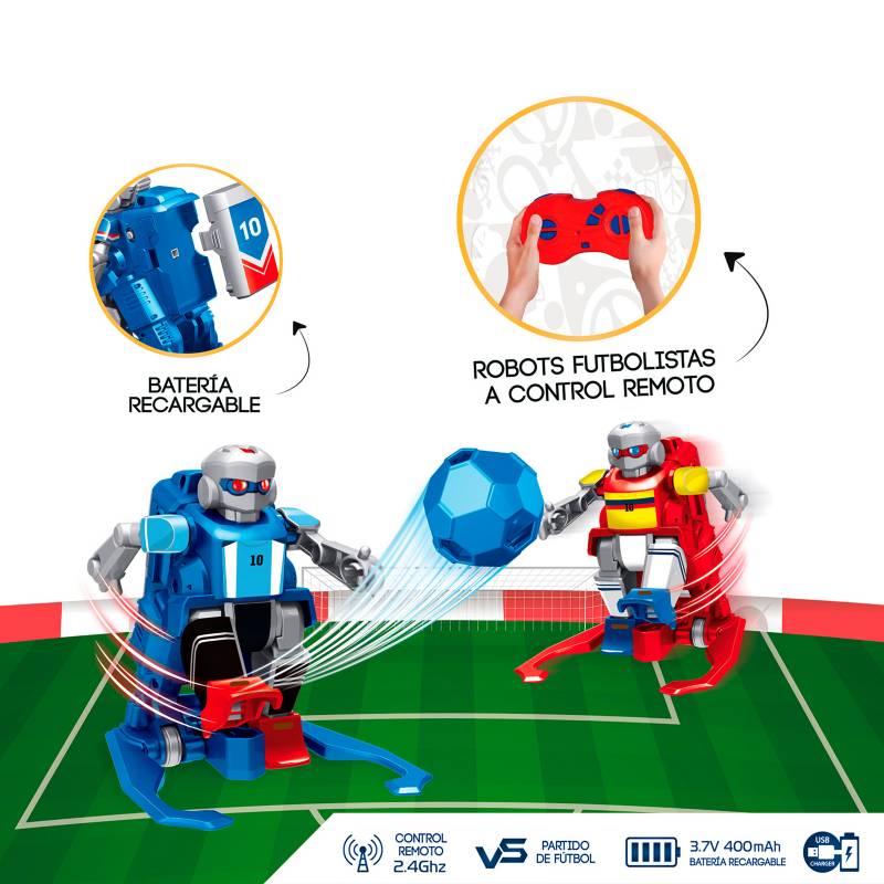 Toylogic - Set Robots fútbol 