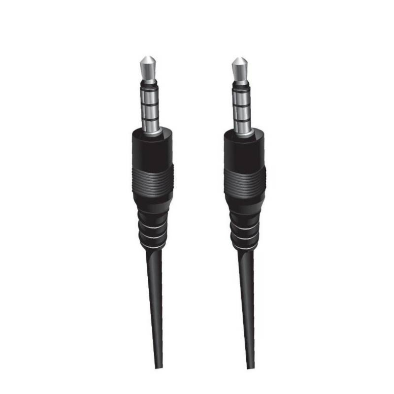 Argomtech - Cable audio argomtech 3.5mm 1 metro negro