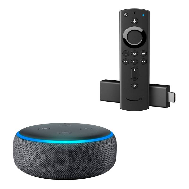 Amazon - Altavoz Inteligente Echo Dot 3 + Fire TV Stick Amazon 2da