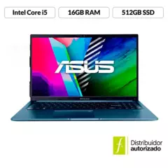 ASUS - Portátil Asus Vivobook 15 | Intel Core i5 | 16GB RAM | 512GB SSD Almacenamiento | Windows 11 | 15.6 pulgadas |  X1502ZA-BQ356W | Computador Portátil