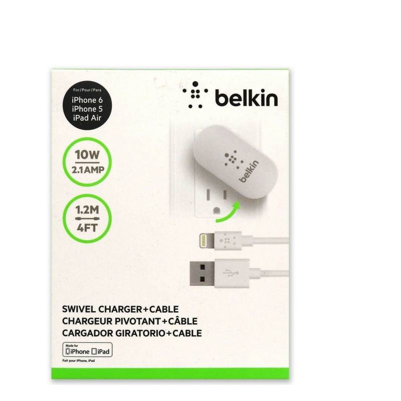 BELKIN - Cargador de pared Belkin lightning 2.1amp 1.2 mtsBelkin