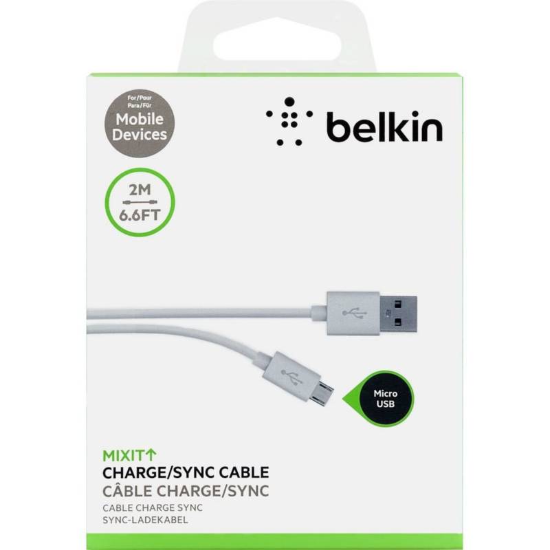 BELKIN - Cable Belkin Usb -  Micro Usb 1.2 Mts BlancoBelkin