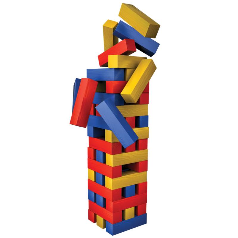 Boing Toys - Torre de madera clásica - Arcoiris  Boing Toys