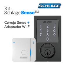 Schlage - Kit Sense Century Negro+Wifi Br400  