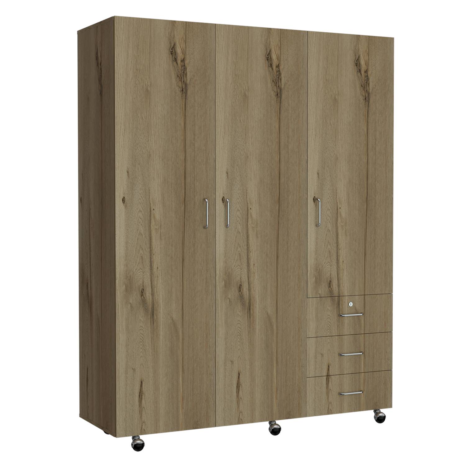 Royard Oaktree Armario de almacenamiento estrecho alto independiente con  dos puertas y estantes, armarios de madera modernos para cocina, baño, sala  – Yaxa Colombia