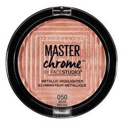 MAYBELLINE - Iluminadores de rostro Compacto Iluminador Master Chrome Rose Gold Maybelline 6.7 g
