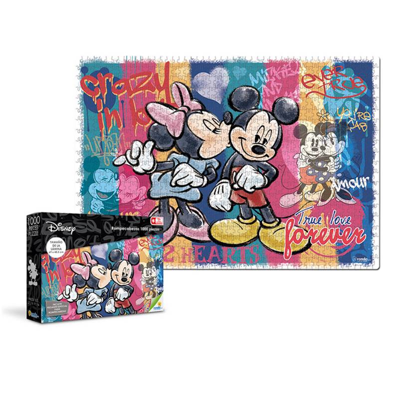 RONDA - Rompecabezas x1000 Piezas Mickey & Minnie  