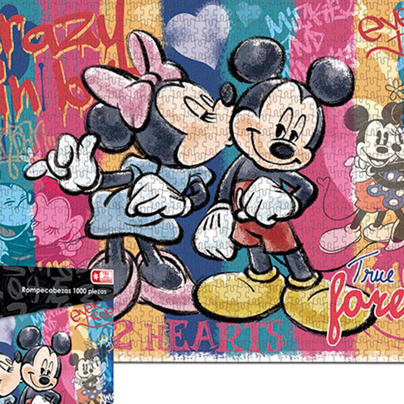 RONDA Rompecabezas x1000 Piezas Mickey & Minnie 