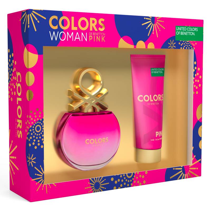 BENETTON - Set de Perfume Benetton Colors Pink Mujer