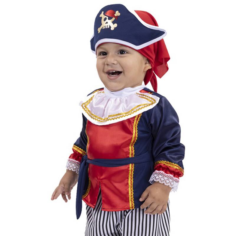 Disfraz de Capitan Pirata para bebé 0-6 meses Fantastic Night