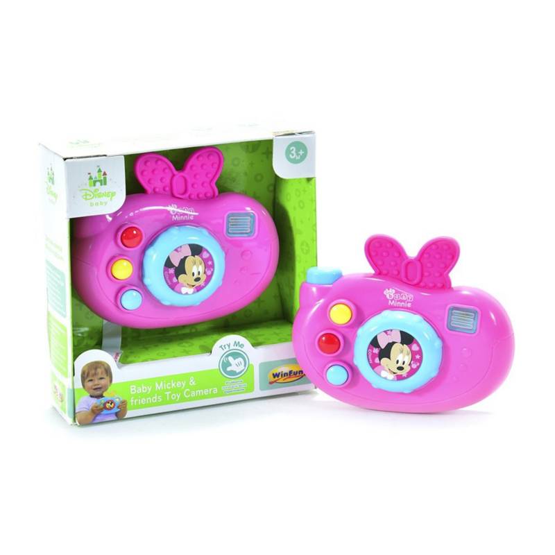 DISNEY - Cámara de juguete con luces y sonidos Minnie Mouse