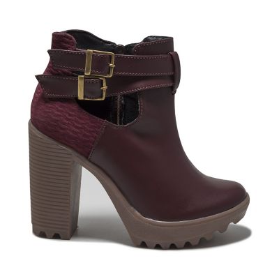 Botin Para Mujer Viola Gizem Vinotinto