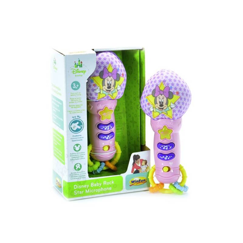 DISNEY - Micrófono de juguete para bebé diseño minnie mouse