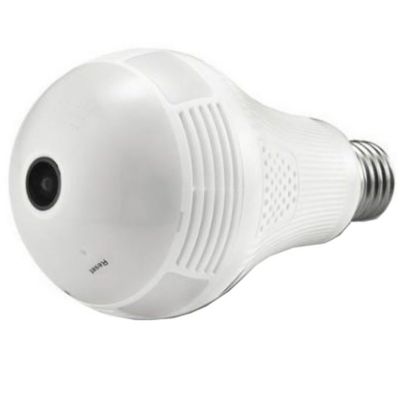 Bombillo Espia Microfono 360 Wifi Luz Led Sd Cámara Generico