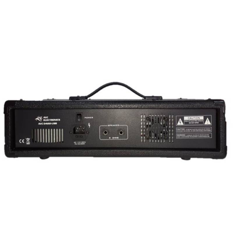 AVC Electronics - Consola avc 200 watts 4 canales avc-0422-usb