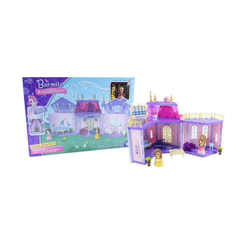  - Castillo modular princesas incluye 2 personajes