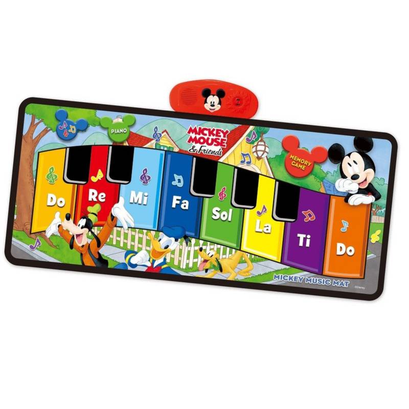 MONKEYBRANDS - Tapete piano con luces musical Mickey 12m+
