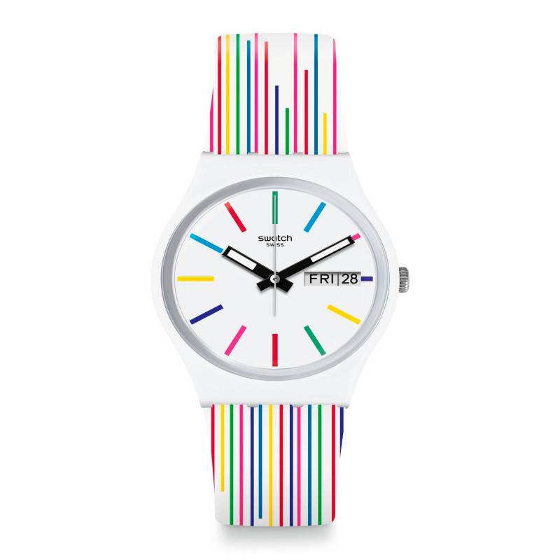 Swatch - Reloj Mujer Swatch White Samba GW712