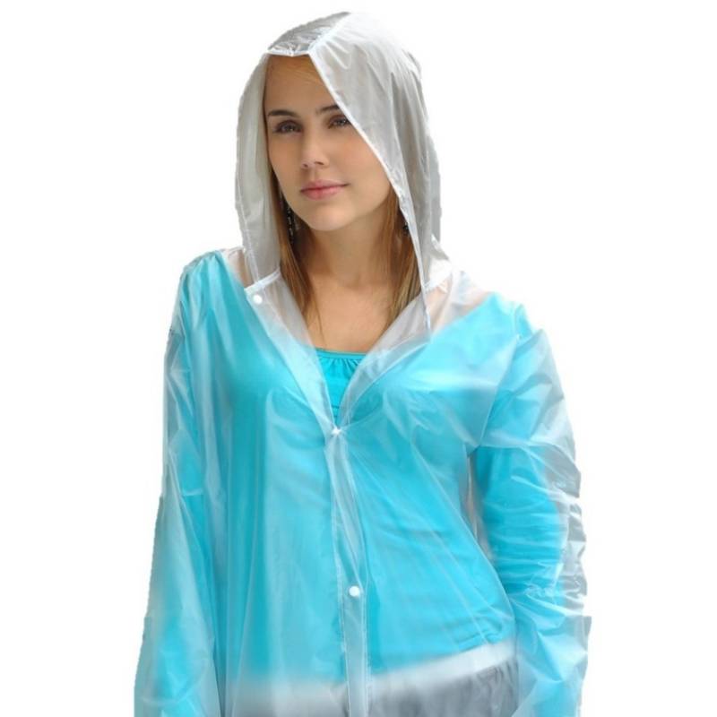 Yying New Mujer Contraste Contraste Cremallera Ligera Impermeable Chaqueta Impermeable 