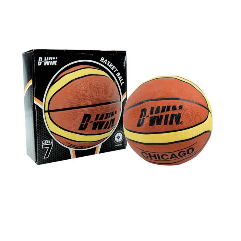  - Balon basketball 600 grms chicago (incluye malla y