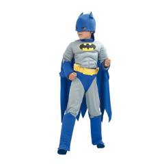 Warner - Disfraz infantil Batman Azul
