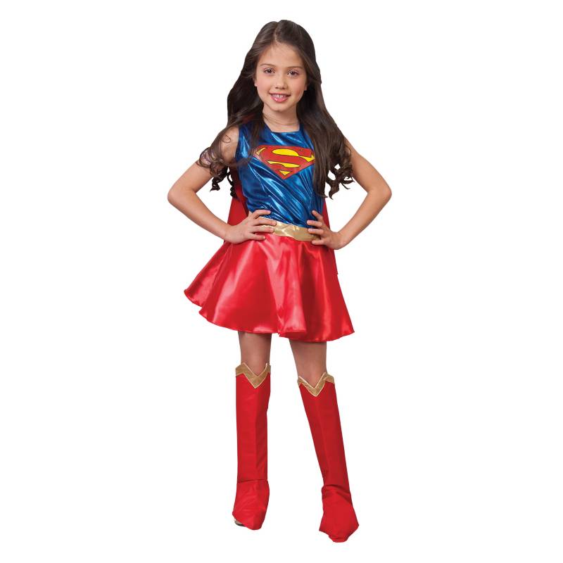 WARNER BROS - Disfraz de Superchica para niñas Warner  - Disfraz Superchica