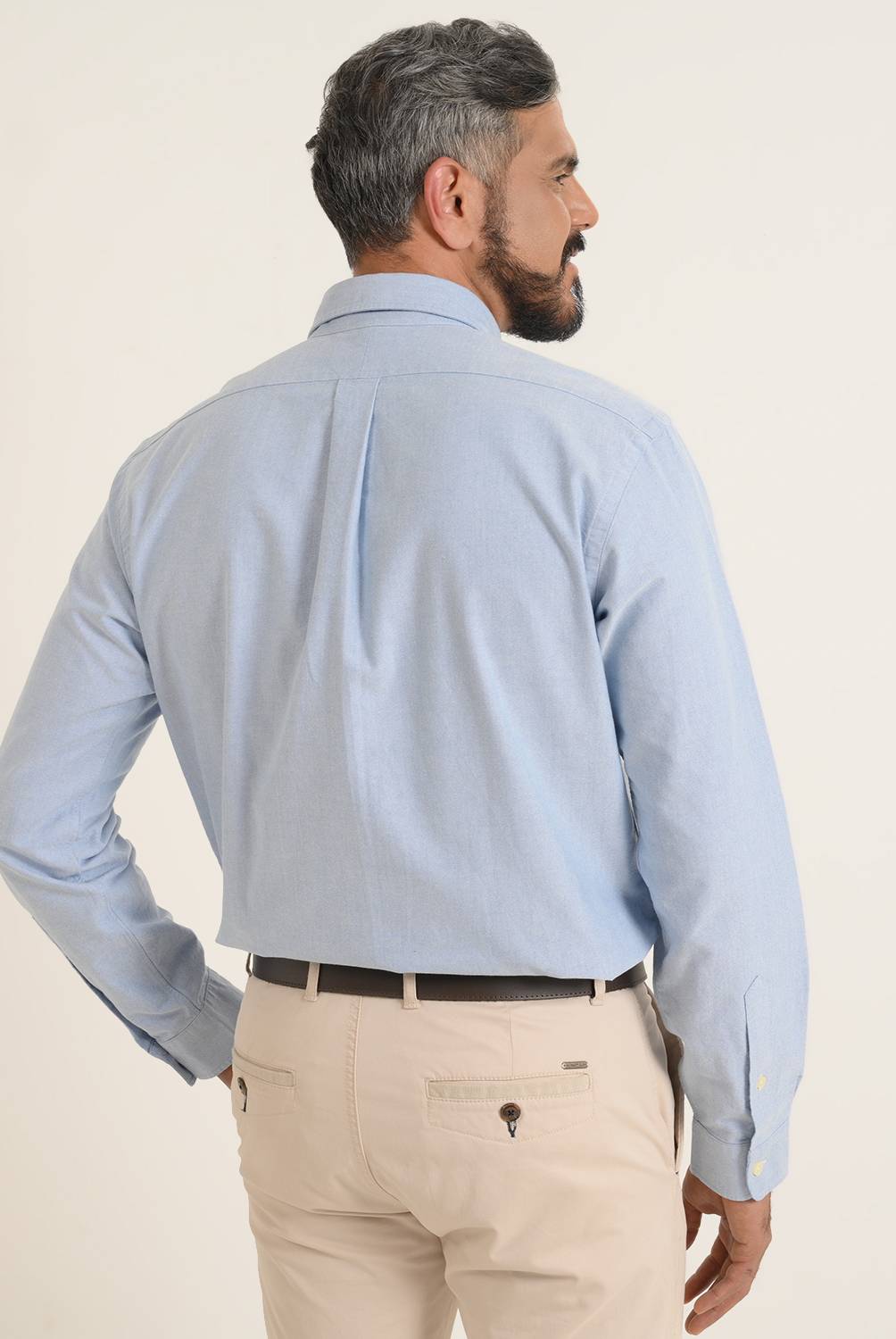Camisa casual Polo Ralph Lauren de algodón manga larga para hombre