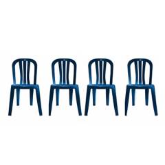 COINTEC S A S - Conjunto de cuatro sillas plástica comedor