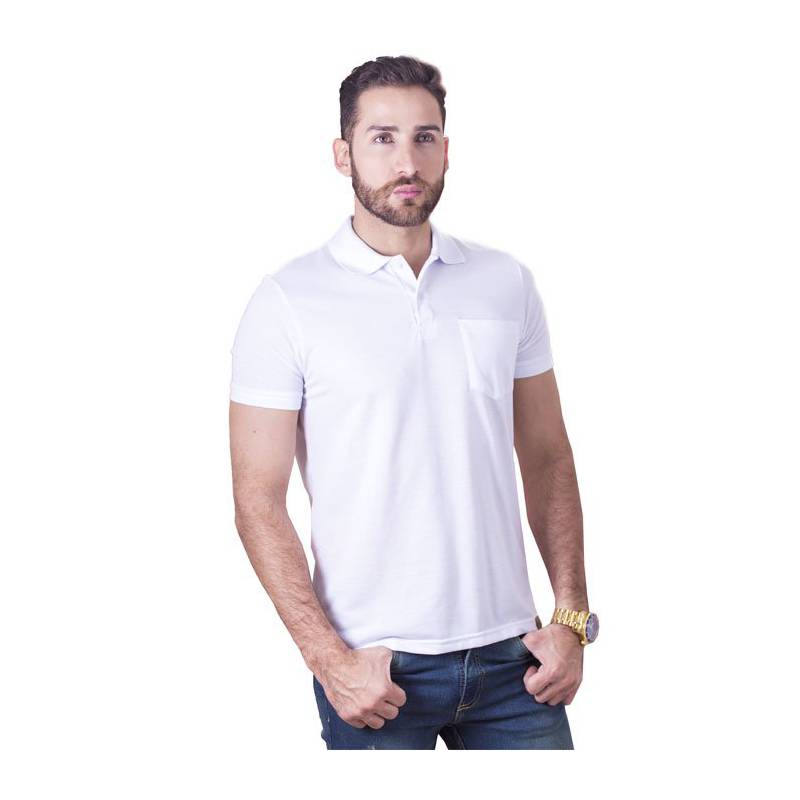 BOCARED - Camiseta polo Montecarlo para hombre con bolsillo