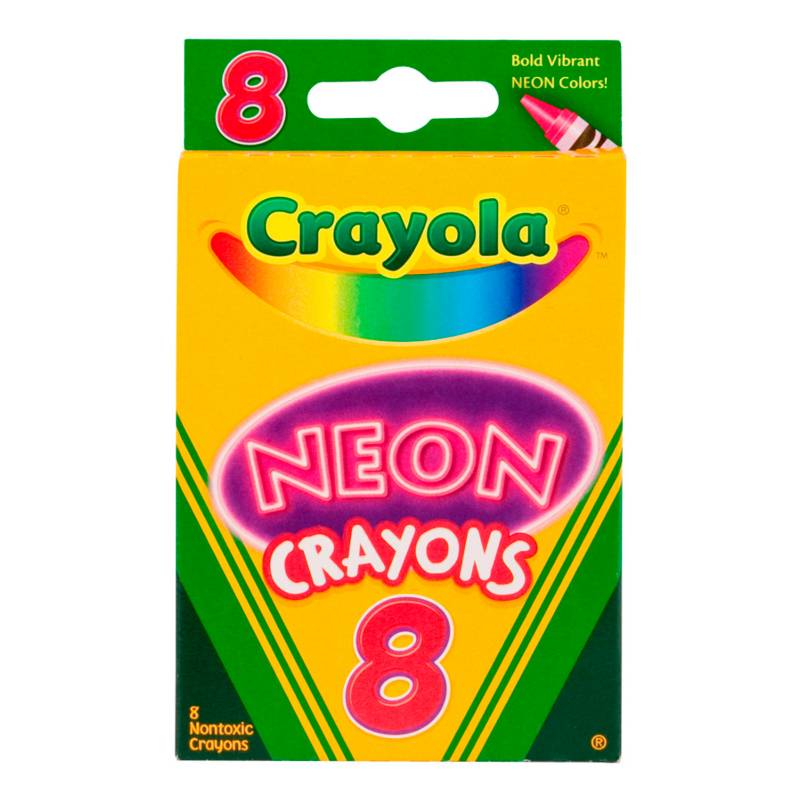 CRAYOLA - Crayones Neón x8
