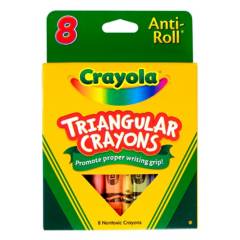 CRAYOLA - Crayón Triangular x8 Surtido