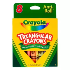 CRAYOLA - Crayón Triangular x8 Surtido