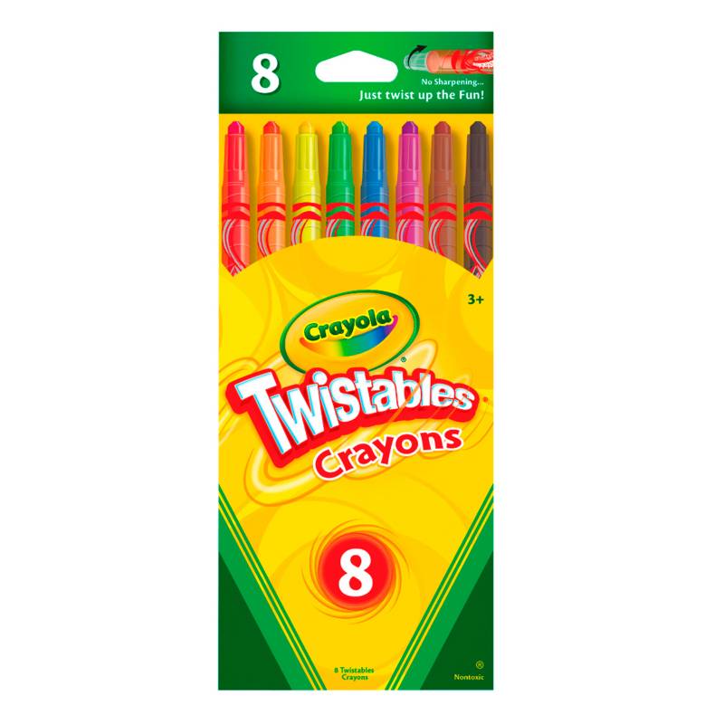 CRAYOLA - Crayones Twistables x8