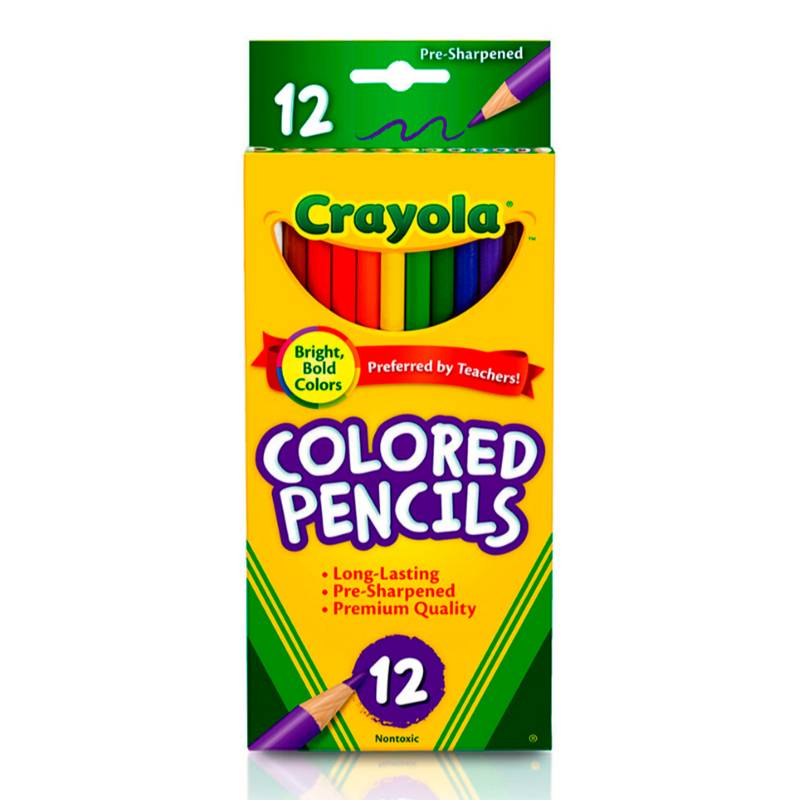 CRAYOLA - Lápices de color Crayola X 12