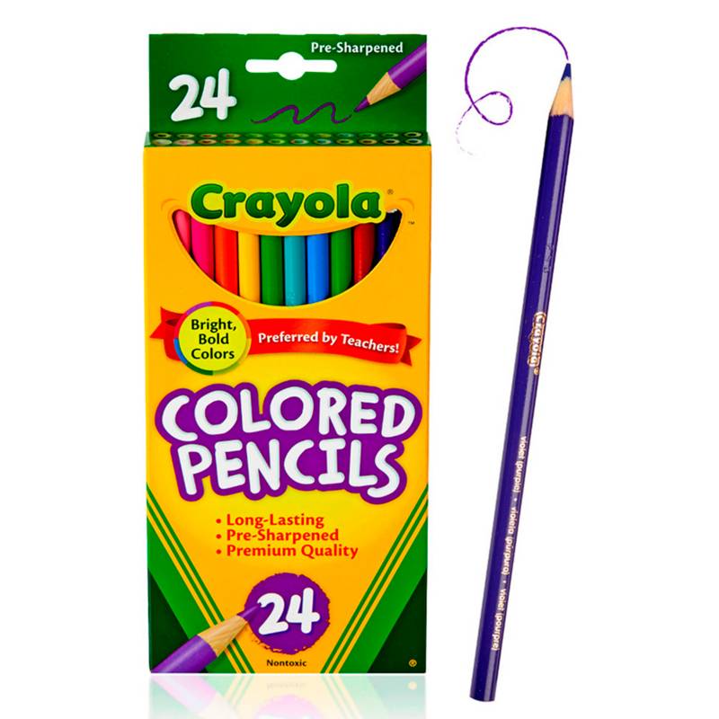CRAYOLA - Lápices de color x24