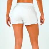 Short deportivo mujer con lycra interna blanco NO RULES