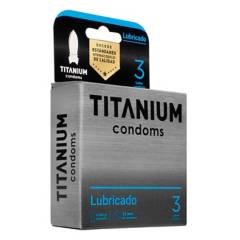 Titanium - Condones Titanium Lubricado x3