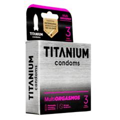 Titanium - Condones Titanium Multiorgasmo x3