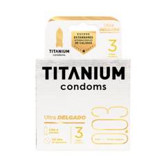 Titanium - Condones Titanium Ultra Delgado x3
