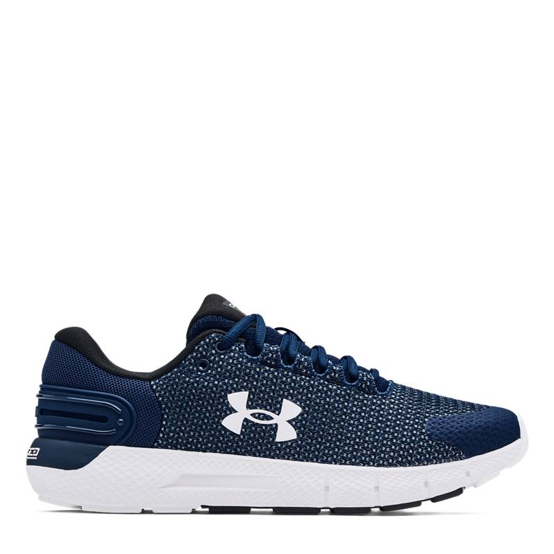 Tenis Under Armour Charged Rogue 2.5 Hombre 3022592-105 Running  Gris/Amarillo