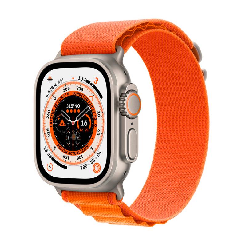 APPLE - Apple Watch Ultra (GPS + Cellular) - Caja de Titanio 49 mm - Correa Talla S