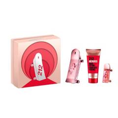 Carolina Herrera - Set Perfume Mujer Carolina Herrera 212 Heroes For Her 80 ml EDT + Body Lotion 100 ml + Mini