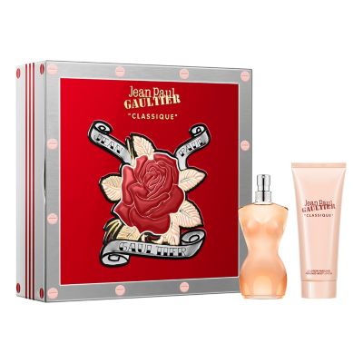 Set de Perfume Mujer Jean Paul Gaultier Classique 50 ml EDT + Body Lotion 75 ml 