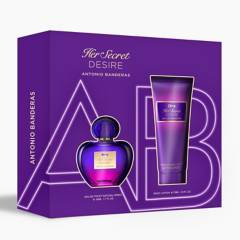 ANTONIO BANDERAS - Set de Perfume Mujer Antonio Banderas Her Secret Desire 50 ml EDT + Body Lotion 75 ml