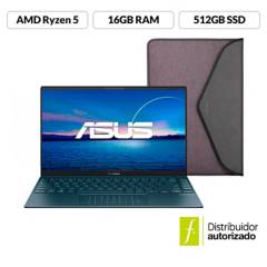 ASUS - Portátil Asus Zenbook 14 | AMD Ryzen 5 | 16GB RAM | 512GB SSD | Windows 11 | 14 pulgadas | UM425QA-KI180W | Computador Portátil