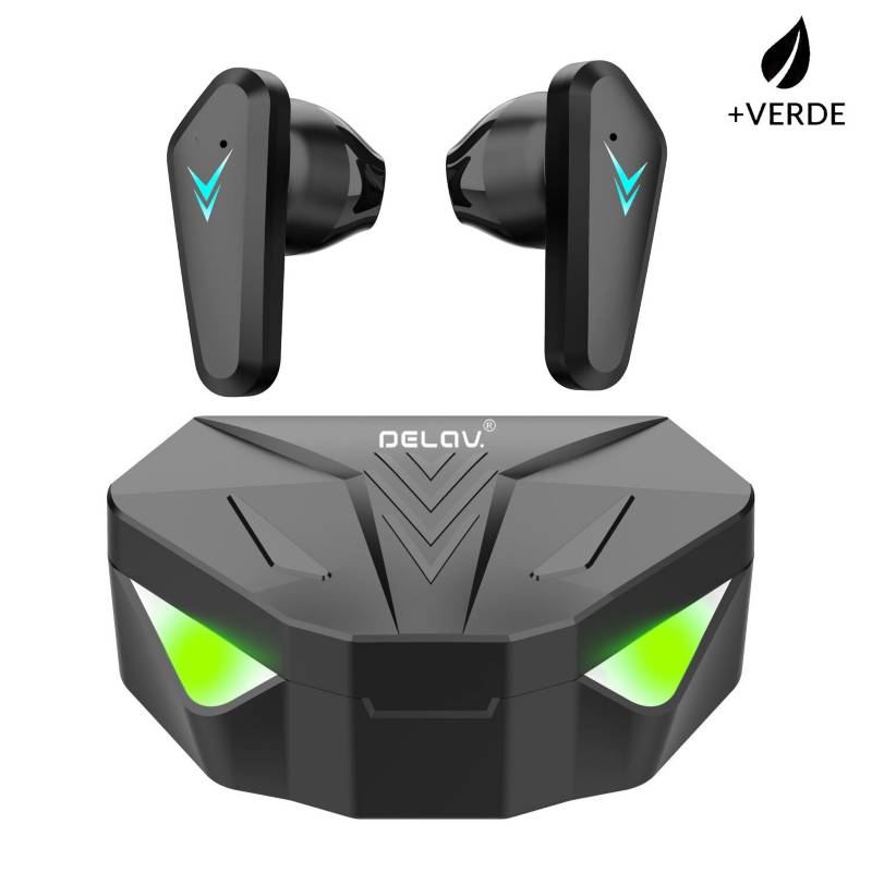 DELAV - Audífonos Bluetooth Pods Pro Gamer Z9 Negro