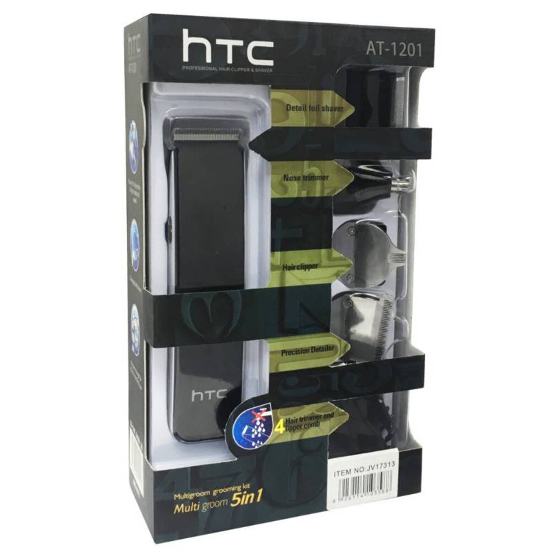 HTC - Maquina de Afeitar Recargable 5 en 1 Htc At-1201