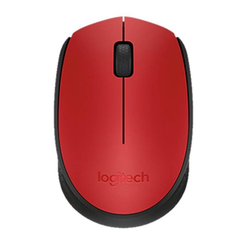 LOGITECH - Mouse Logitech m170 inalámbrico rojo